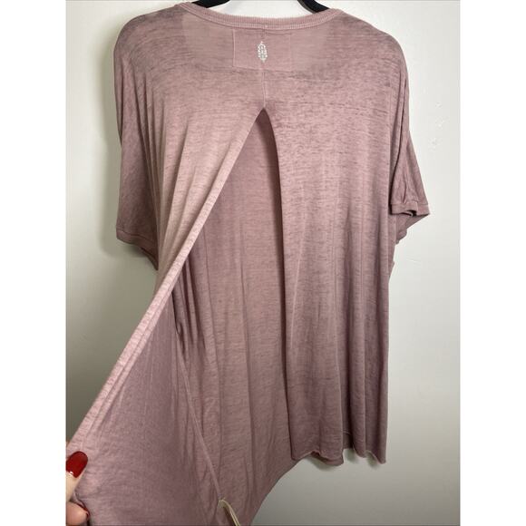 Free People Movement Womens Size Small Open Back Beach Flowy T-shirt Cover Up - Picture 3 of 10